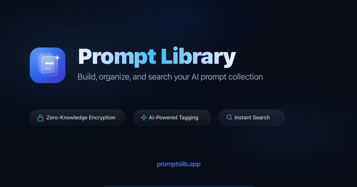 Prompt Libray Examples Prompt Library